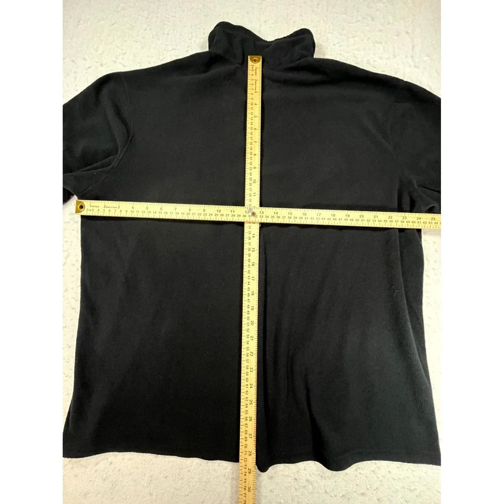 The North Face Never Stop Exploring Glacier Fleece Jacket Mens XL Black 1/4 Zip - Picture 7 of 9
